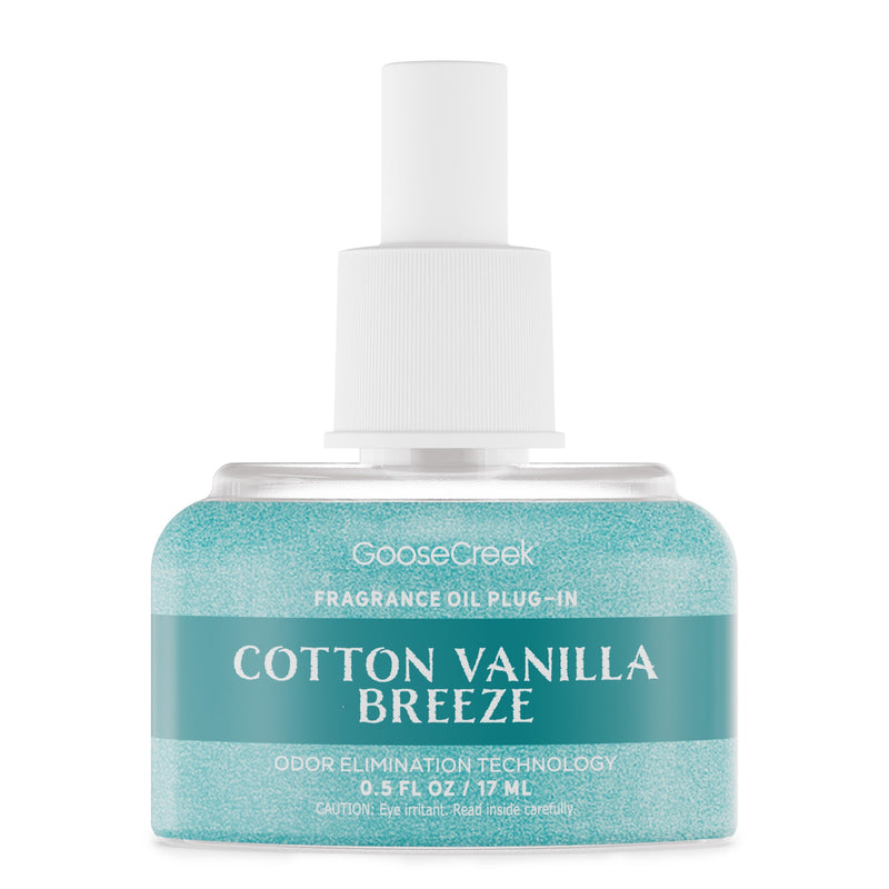 Cotton Vanilla Breeze Odor Eliminating Plug-in Refill (S2BWT)