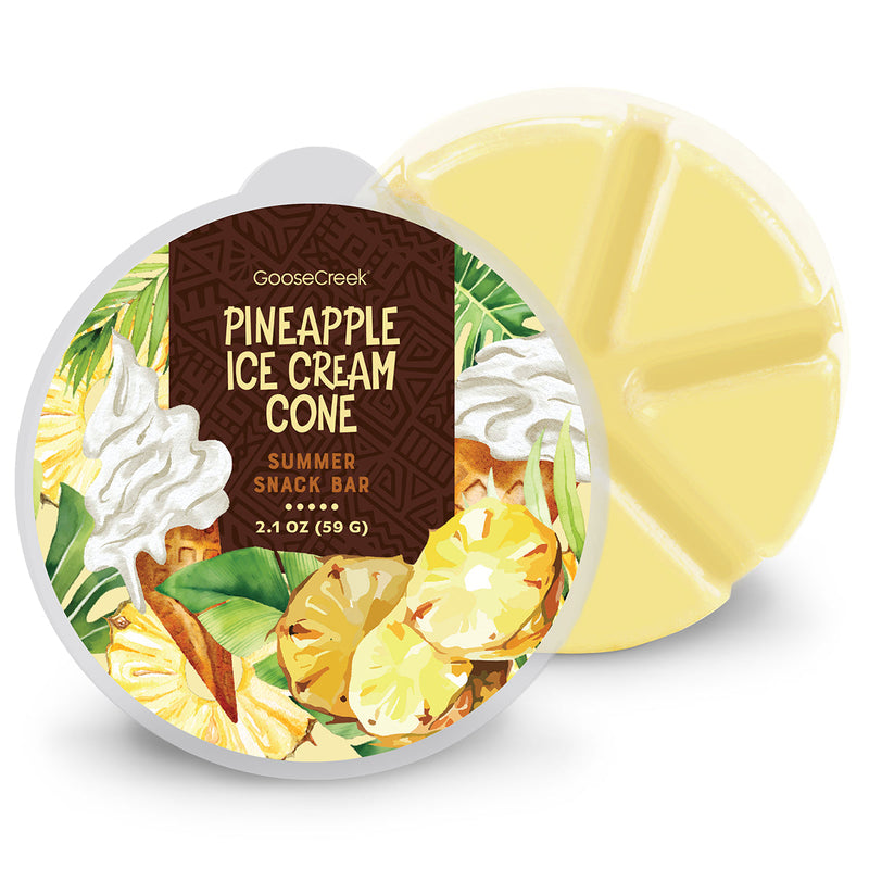 Pineapple Ice Cream Cone Wax Melt (S29X7)