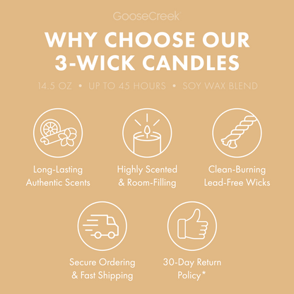 Warm Donut Sugar 3-Wick Candle